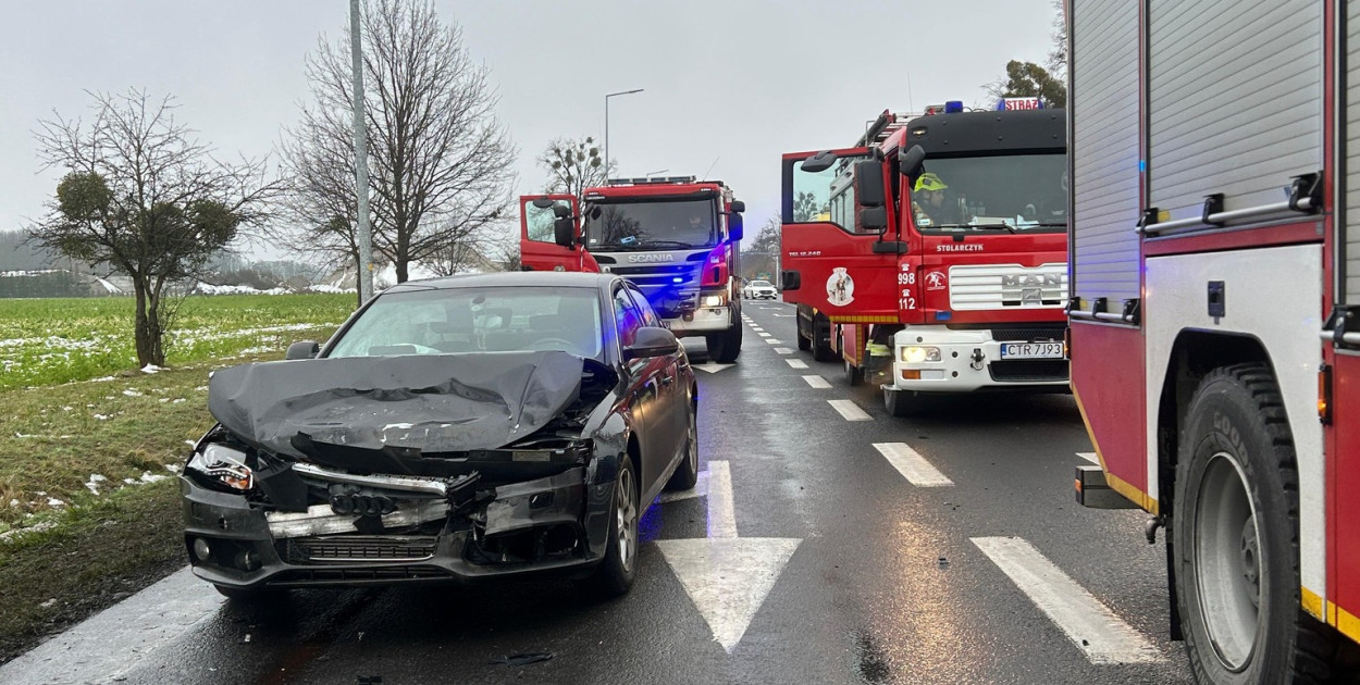 Groźny wypadek w Ostaszewie
