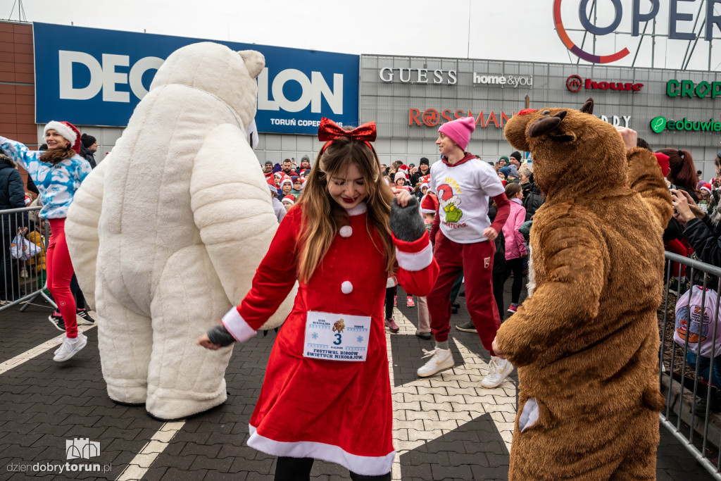 Mikołajkowe biegi dzieci
