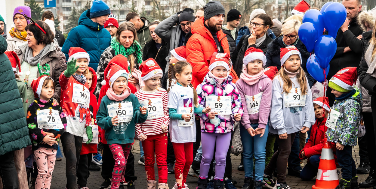 Mikołajkowe biegi dzieci