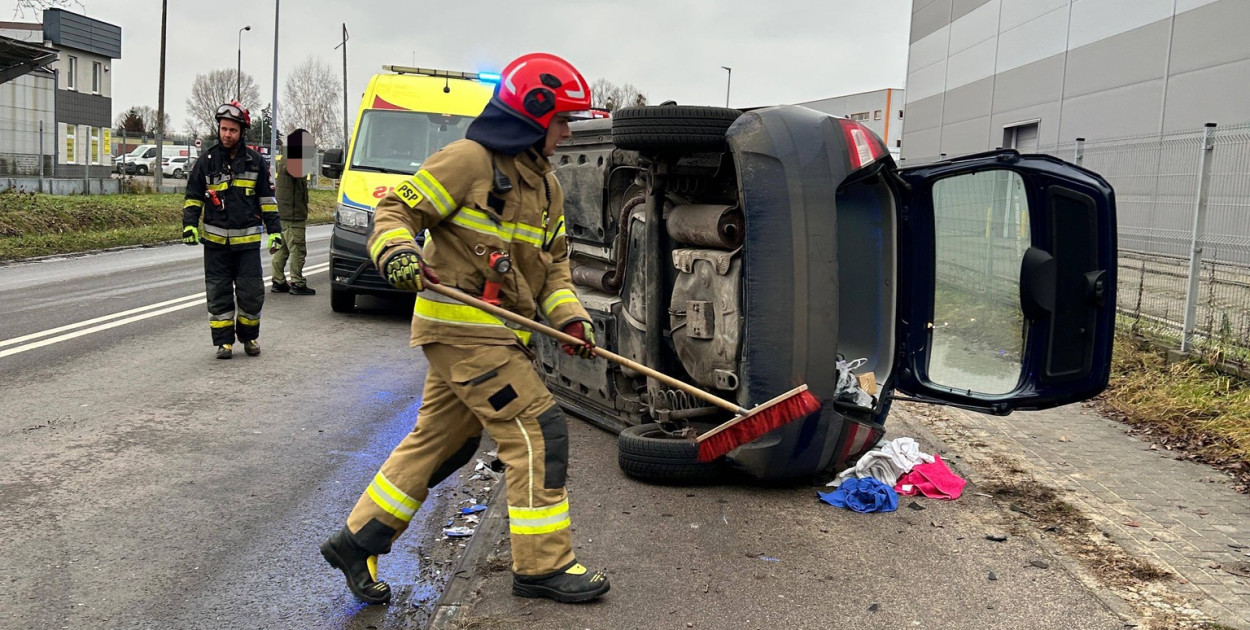 Wypadek na Dworcowej w Toruniu