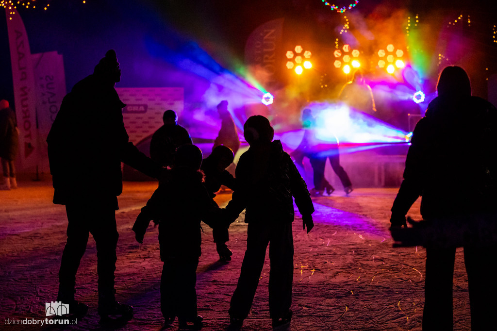 Disco On Ice na lodowisku na Skarpie