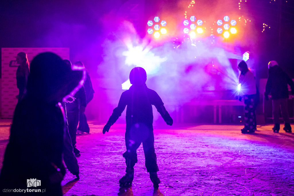 Disco On Ice na lodowisku na Skarpie