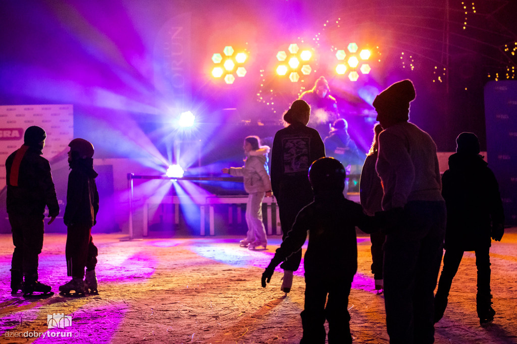 Disco On Ice na lodowisku na Skarpie