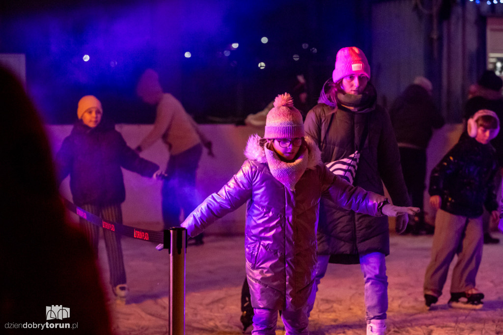 Disco On Ice na lodowisku na Skarpie