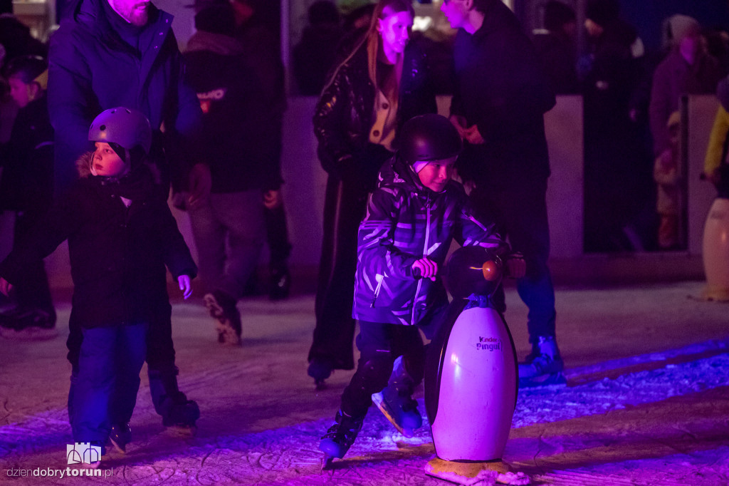 Disco On Ice na lodowisku na Skarpie