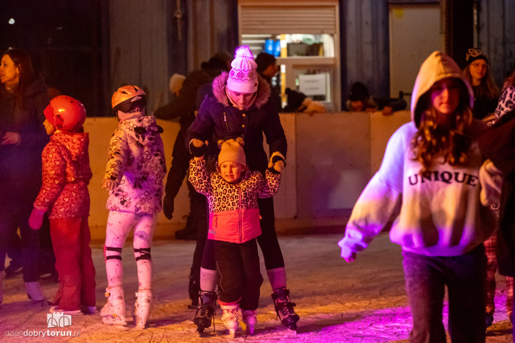 Disco On Ice na lodowisku na Skarpie