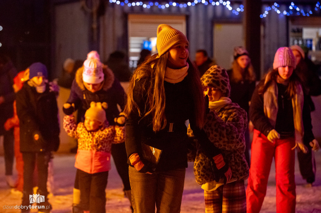 Disco On Ice na lodowisku na Skarpie