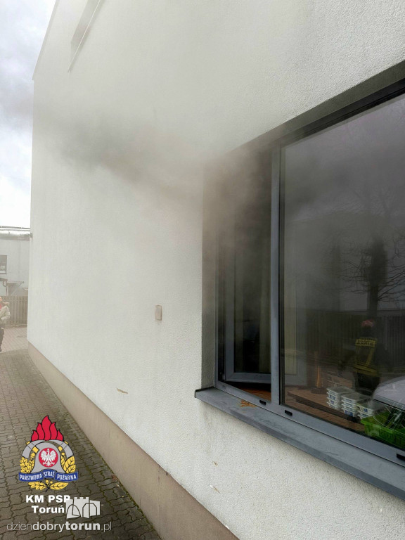 Pożar na Żółkiewskiego w Toruniu