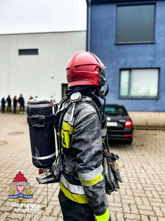 Pożar na Żółkiewskiego w Toruniu