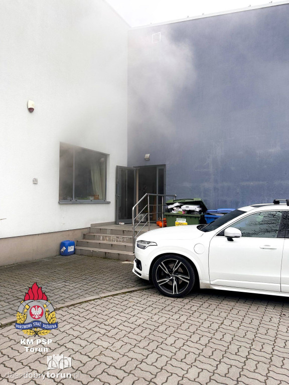 Pożar na Żółkiewskiego w Toruniu