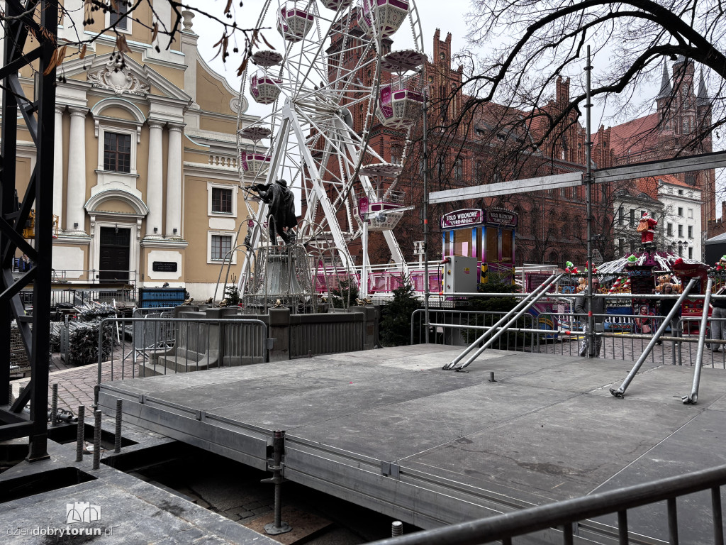 Sylwestrowa scena już prawie gotowa!