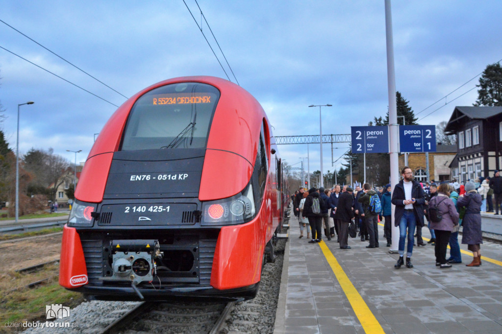 Pociąg wrócił do Ciechocinka
