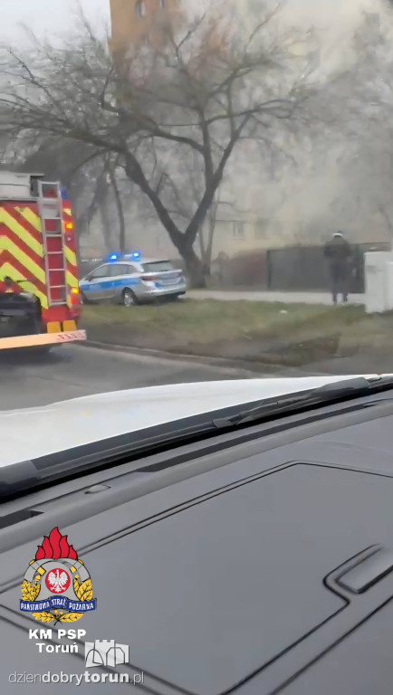 Pożar przy Kraszewskiego