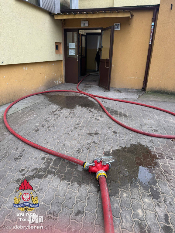 Pożar przy Kraszewskiego