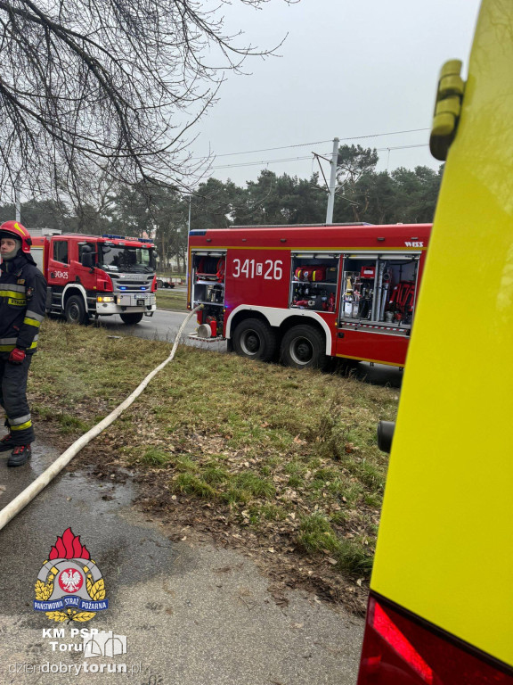 Pożar przy Kraszewskiego