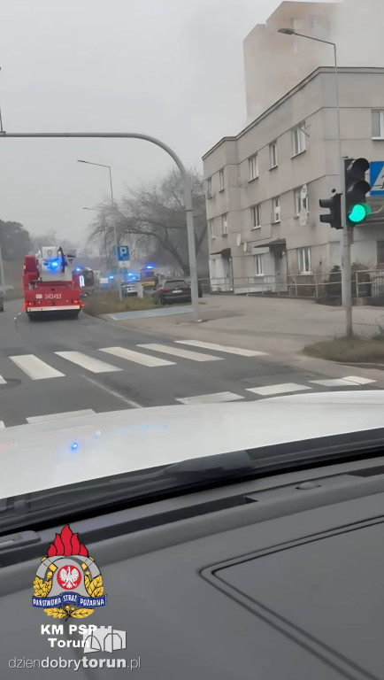 Pożar przy Kraszewskiego