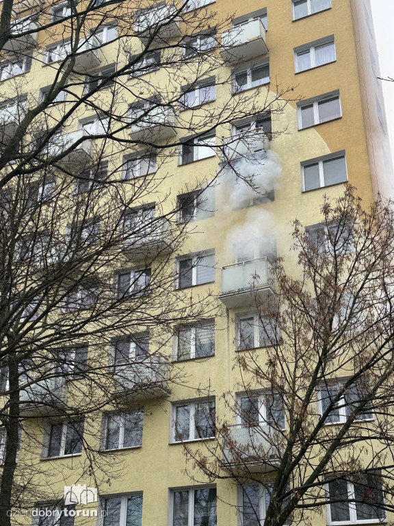 Pożar przy Kraszewskiego