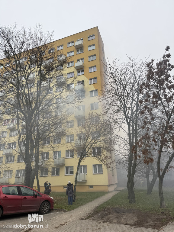 Pożar przy Kraszewskiego