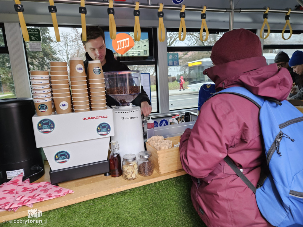 Kawiarnia w autobusie MZK