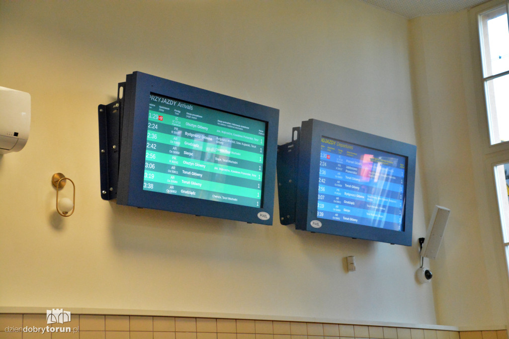 Dworzec Toruń Miasto po remoncie