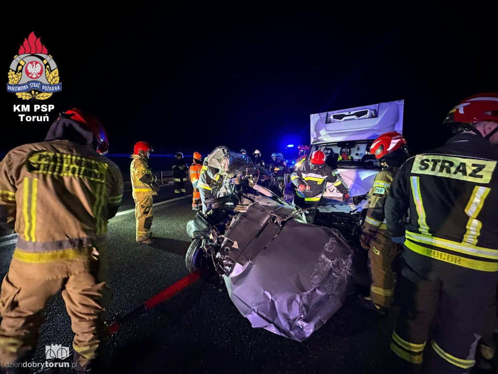 Śmiertelny wypadek w powiecie toruńskim