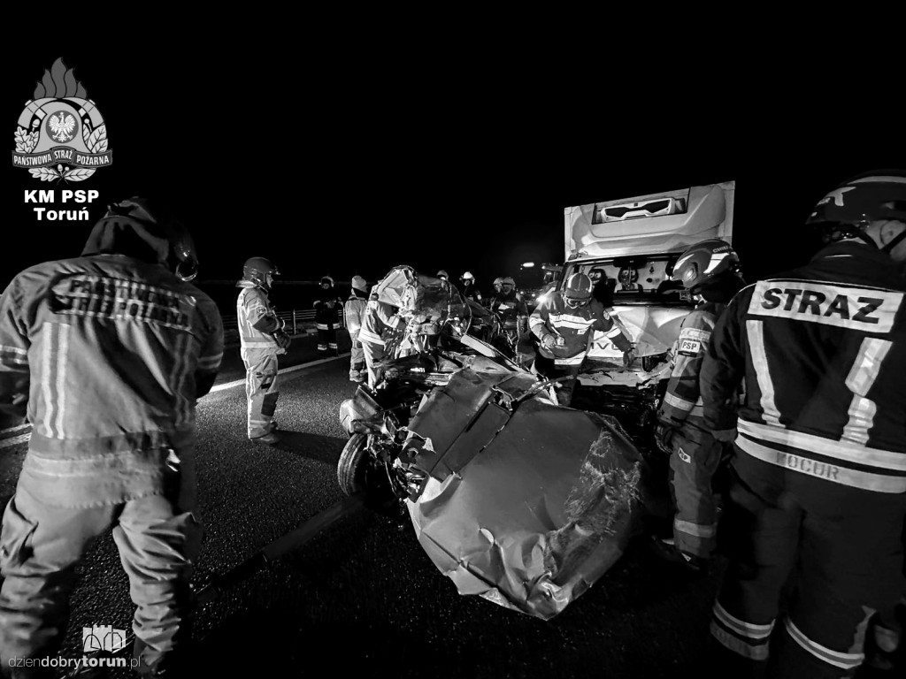 Śmiertelny wypadek w powiecie toruńskim