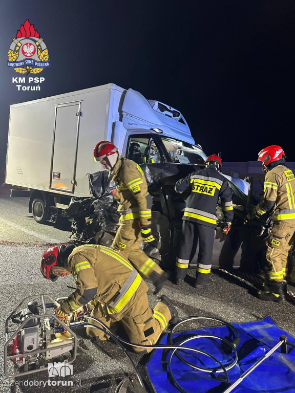 Śmiertelny wypadek w powiecie toruńskim