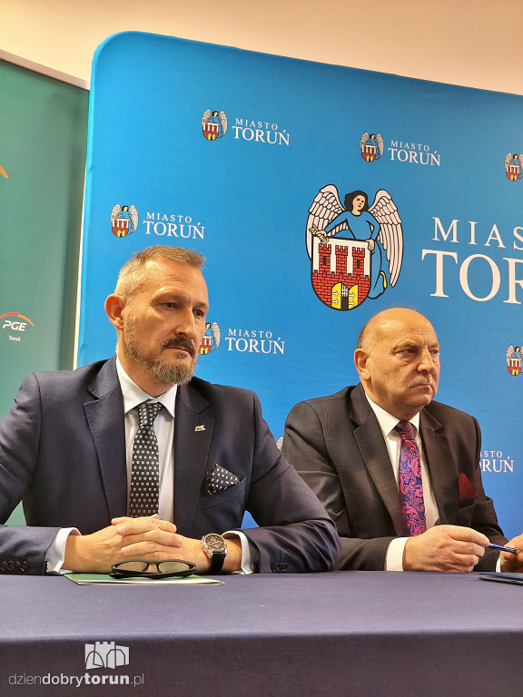 Konferencja prasowa w oczyszczalni ścieków