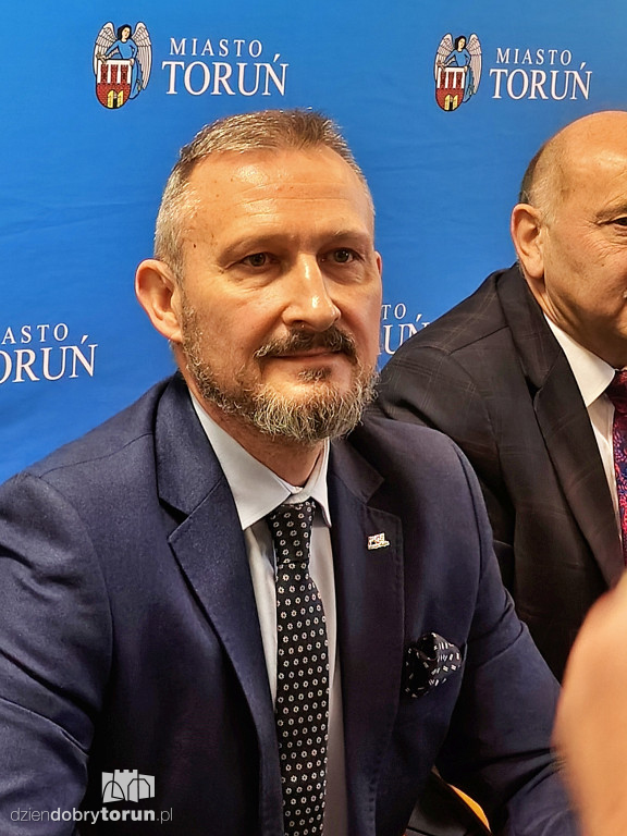 Konferencja prasowa w oczyszczalni ścieków