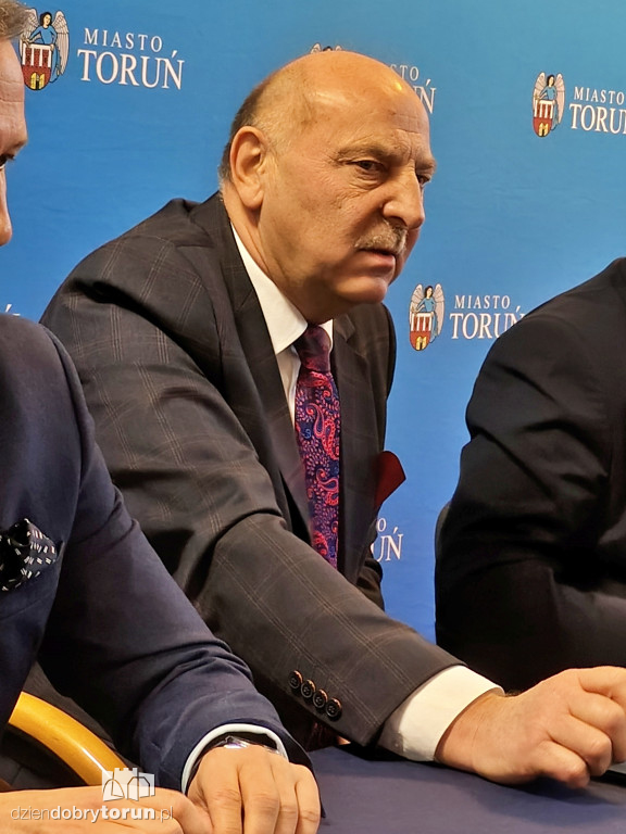 Konferencja prasowa w oczyszczalni ścieków