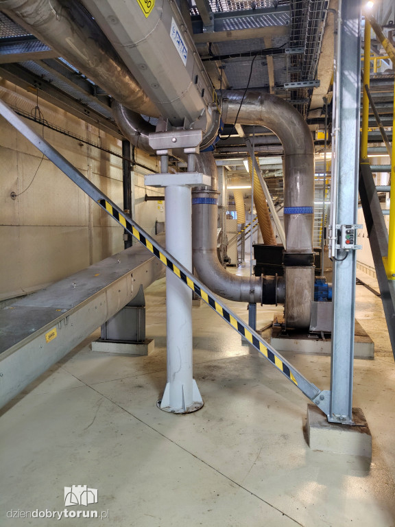 Konferencja prasowa w oczyszczalni ścieków