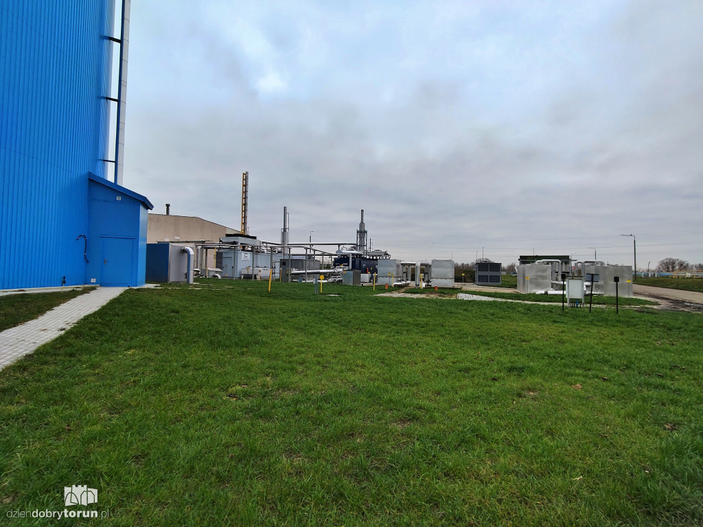 Konferencja prasowa w oczyszczalni ścieków