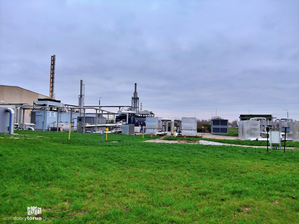 Konferencja prasowa w oczyszczalni ścieków