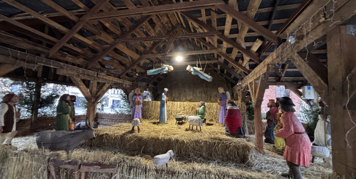 Szopka Bożonarodzeniowa na Rynku Nowomiejskim