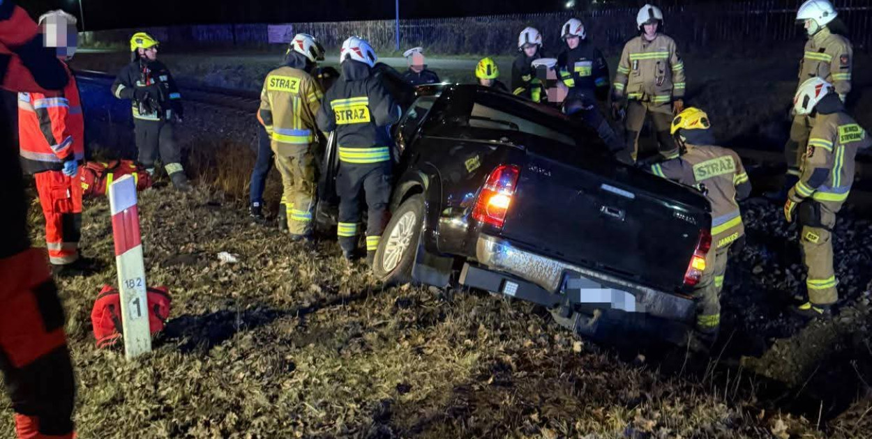 Wypadek w Łysomicach podnToruniem