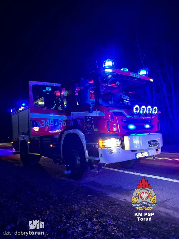 Wypadek w Łysomicach podnToruniem