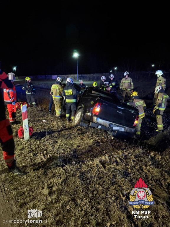Wypadek w Łysomicach podnToruniem