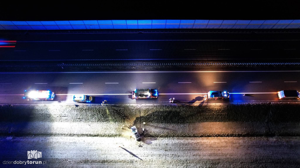 Groźny wypadek na autostradzie A1