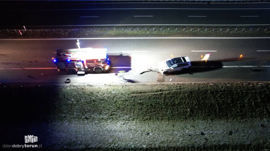 Groźny wypadek na autostradzie A1