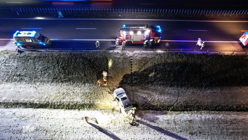Groźny wypadek na autostradzie A1