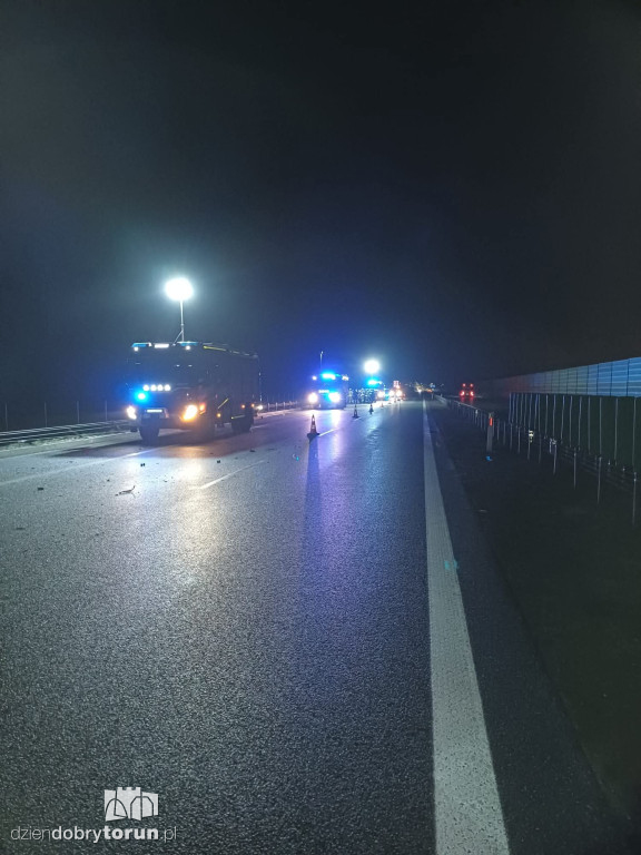 Groźny wypadek na autostradzie A1