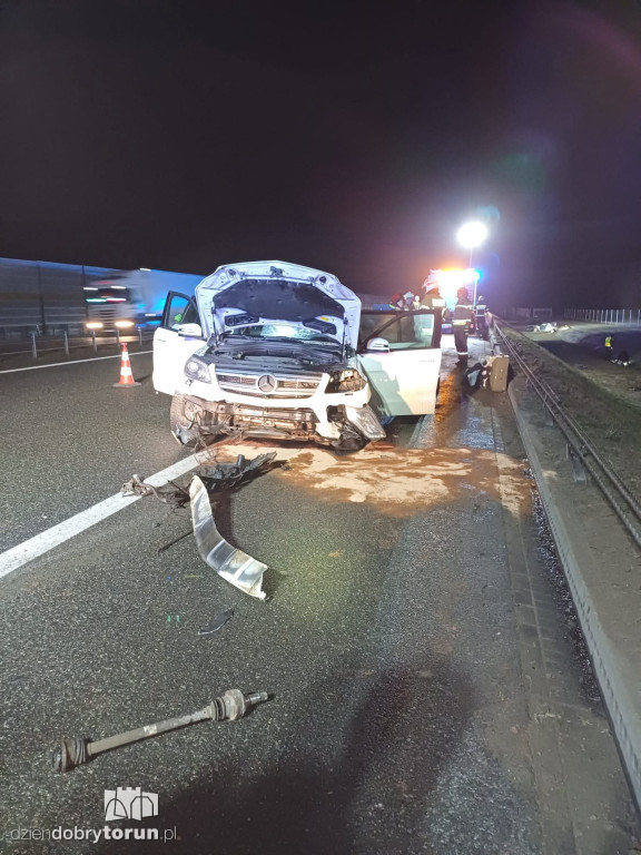 Groźny wypadek na autostradzie A1