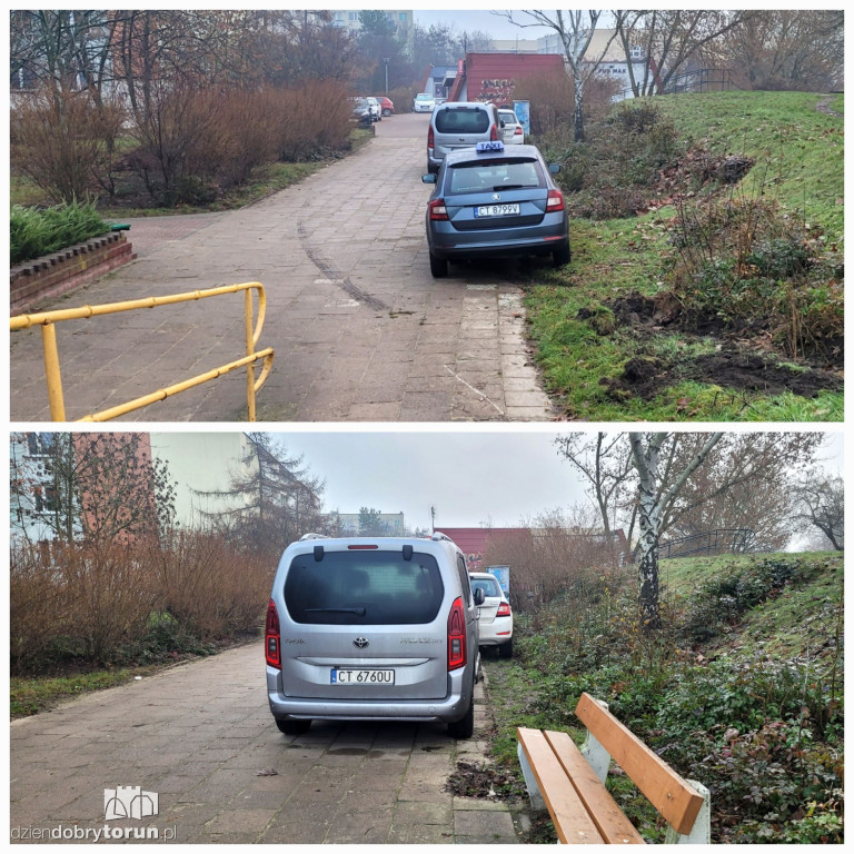 Grudniowi mistrzowie parkowania z Torunia