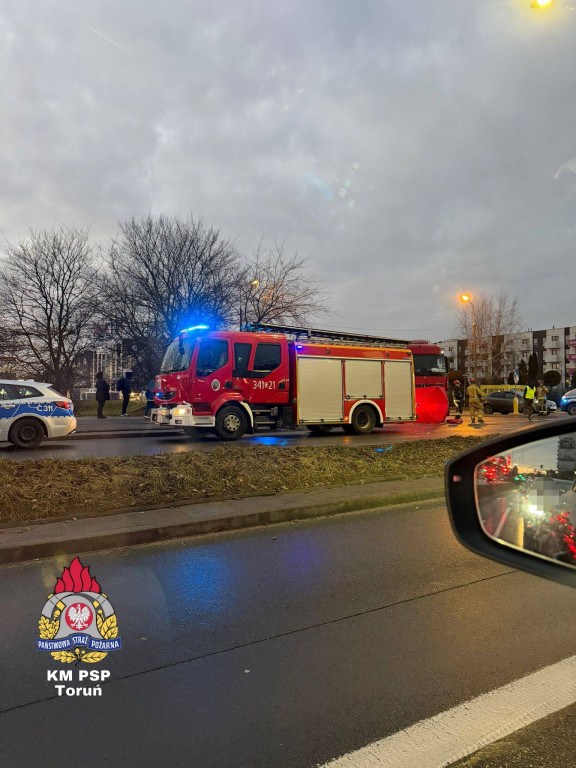 Ciężarówka potrąciła przechodnia!