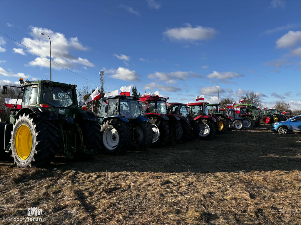 Protest rolników w Głogowie