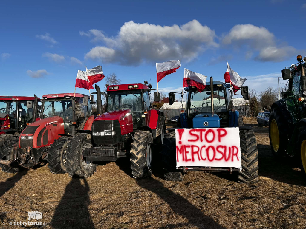 Protest rolników w Głogowie