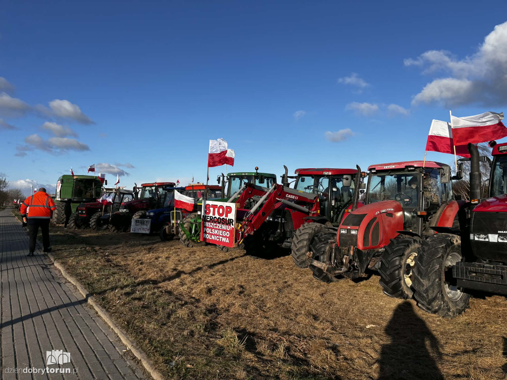 Protest rolników w Głogowie
