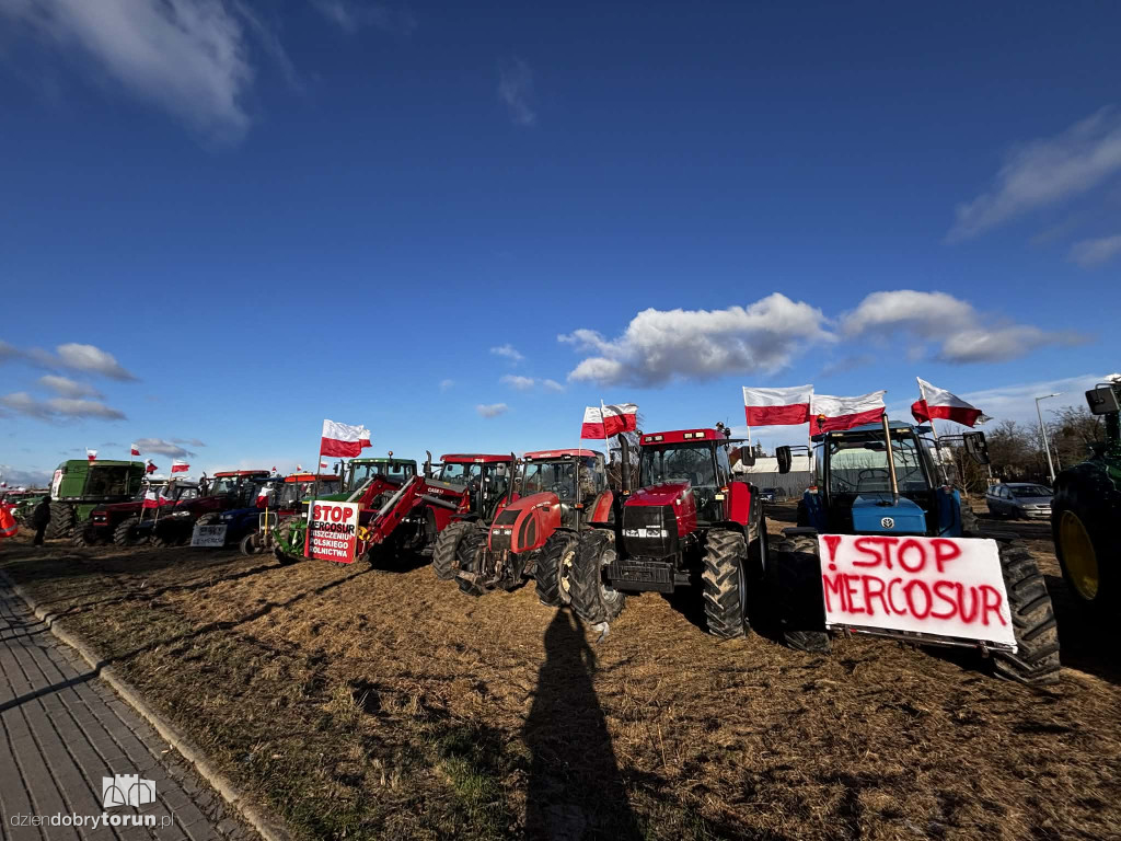 Protest rolników w Głogowie