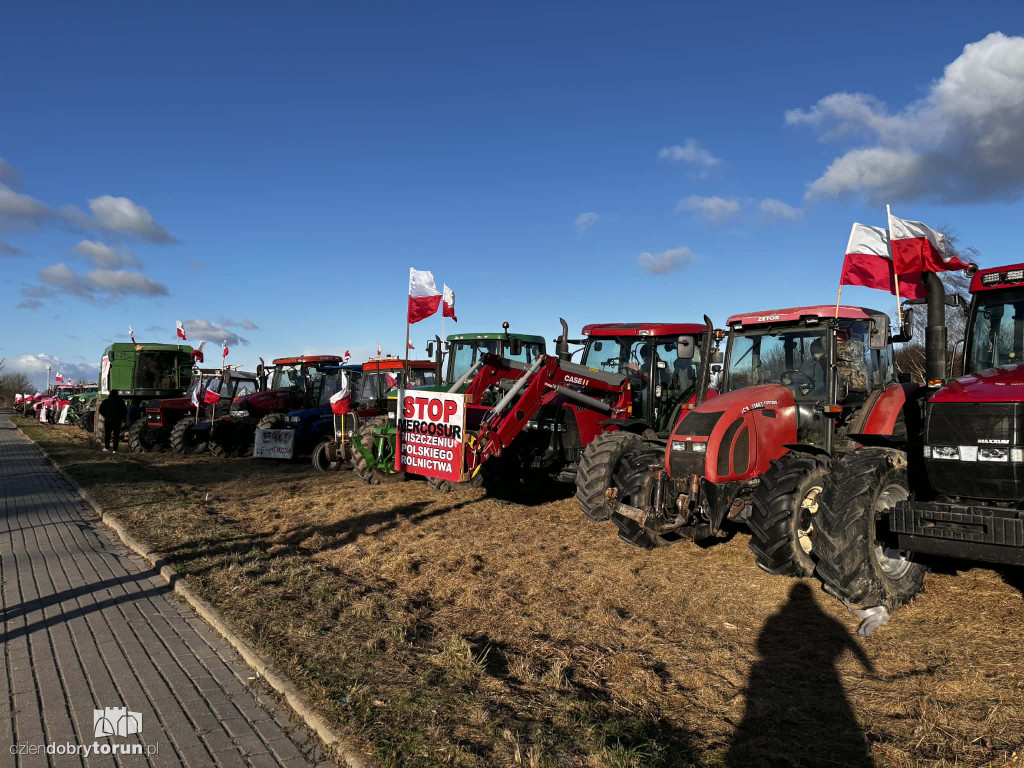 Protest rolników w Głogowie