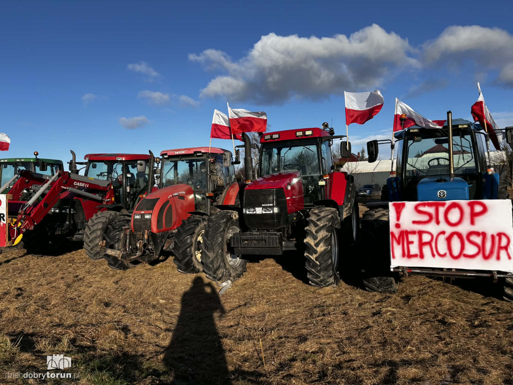 Protest rolników w Głogowie